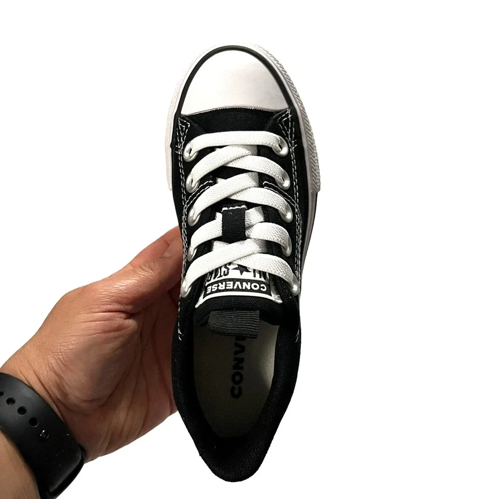 Converse Chuck Taylor All Star Rave Girls Boys Slip-on Sneakers Size 11 Black‎